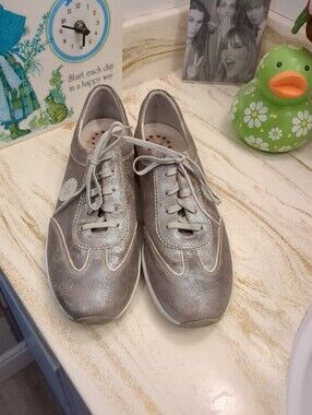 sale ‼️MEPHISTO‼️ Women's Sz 11 YAEL Runoff Air-Jet System Leather Sneakers